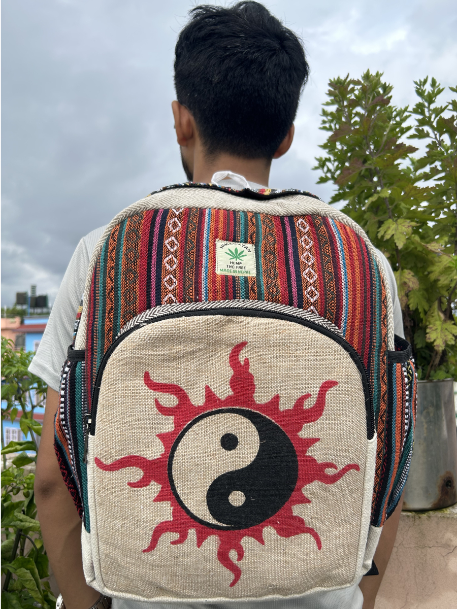 Himalayan Hemp backpack made in Nepal