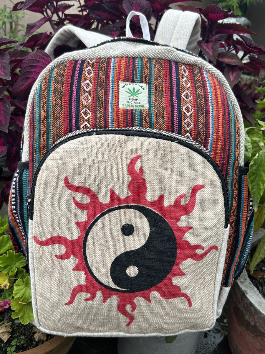 Himalayan Hemp backpack made in Nepal